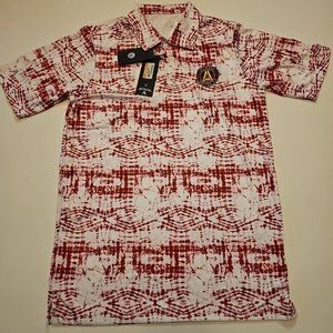 NWT Atlanta United FC Soccer Men's Antigua Golf Polo Shirt Medium New With Tags